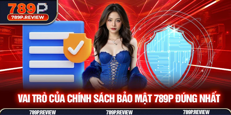 Vai trò của chính sách bảo mật 789P đúng nhất